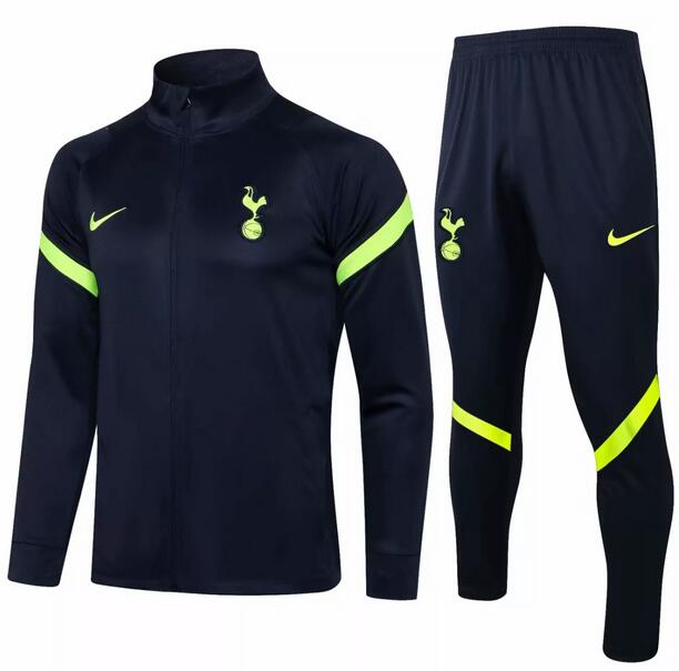 2021/22 Tottenham Hotspur Navy Jacket training Kits with Pants